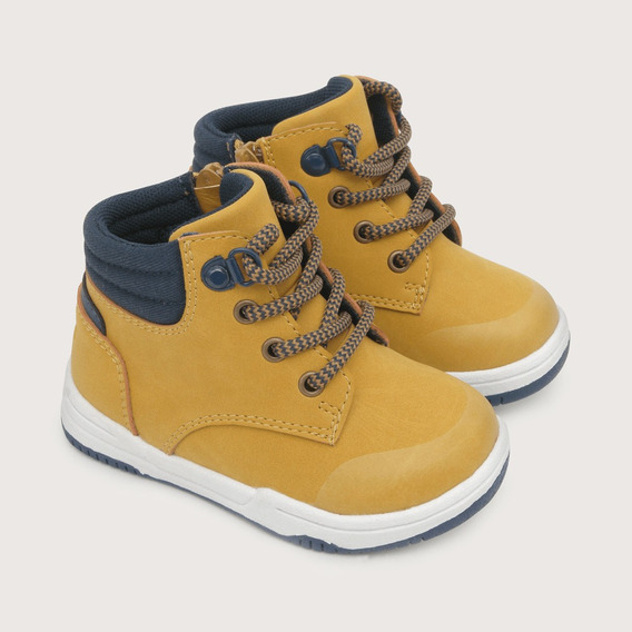 Botin De Niño Urbana Cordon Ocre (20 A 29)