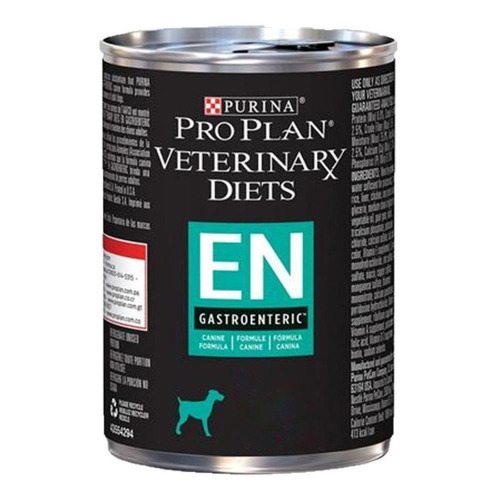 Alimento Pro Plan Veterinary Diets EN Gastroenteric para perro adulto todos los tamaños sabor mix en lata de 370g