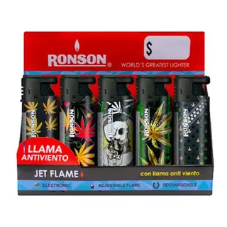 Pack Caja Ronson Jet Flame High Surtido X 15 Unidades