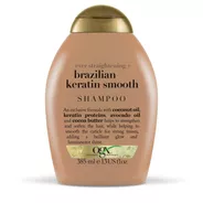 Shampoo Ogx Ever Straightening + Brazilian Keratin Smooth En Botella De 385ml Por 1 Unidad
