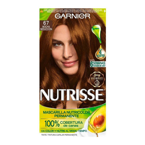 Tinte De Cabello Garnier Nutrisse 67 Chocolate 1 Pieza