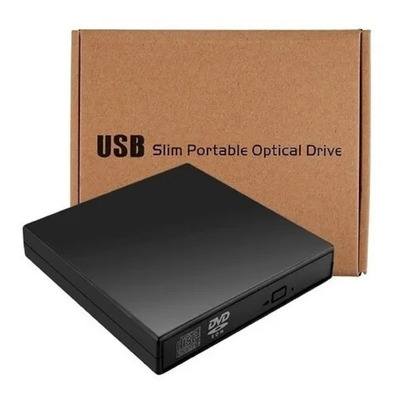 Grabador Lector Cd/dvd Externo Slim Usb 2.0