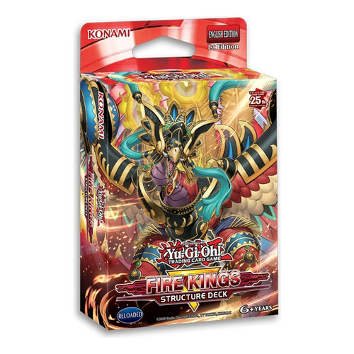Yu-gi-oh Structure Deck Fire Kings Idioma Ingles