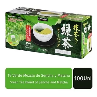 Te Verde Japones Kirkland 100un - Unidad a $1009