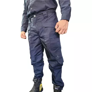 Pantalon Tactico Militar Aviador Color Azul Policia Airsoft 