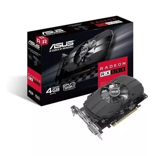 Placa De Vídeo Amd Asus  Phoenix Radeon Rx 500 Series Rx 550 Ph-rx550-4g-m7 4gb