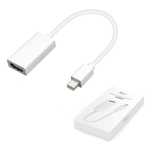 Cable Adaptador Premium Mini Displayport Dp A Hdmi Mac @pd Color Blanco