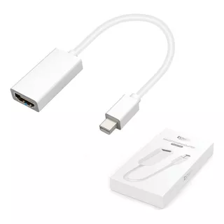 Cable Adaptador Premium Mini Displayport Dp A Hdmi Mac @pd Color Blanco