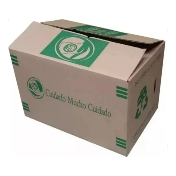 25pz Caja Cartón 50x33x33cm Empaque Almacenaje Mudanza Y Mas