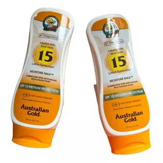 Australian Gold Spf 15 Loción C/aloe Vera 237ml X2 Unidades