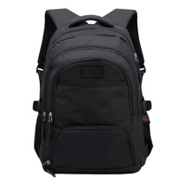 Mochila Porta Notebook Bagcherry Urbana 430000 Color Negro Diseño Lisa 25l