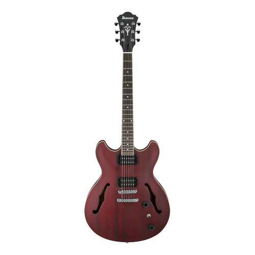 Guitarra eléctrica Ibanez AS Artcore AS53 semi hollow de sapele transparent red flat con diapasón de nogal