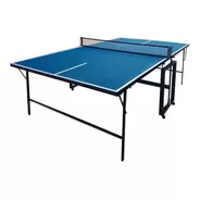 Mesa De Ping Pong Gambetita 12mm Fabricada En Mdf Color Azul