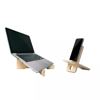 Kit Woox - Stand P/ Notebook + Stand Celular Home Office
