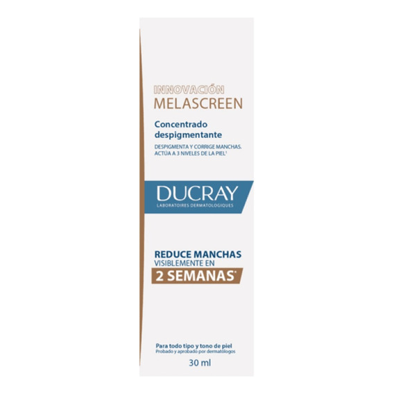 Ducray Melascreen Crema Concentrada Despigmentante 30ml Momento de aplicación Día/Noche Tipo de piel Manchas