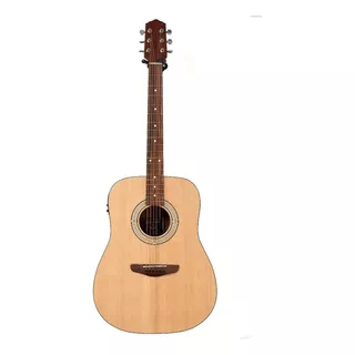 Violão Eletroacústica Giannini Performance Pro Fk1 Eq Para Destros Natural Satin Pau Ferro Verniz Fosco