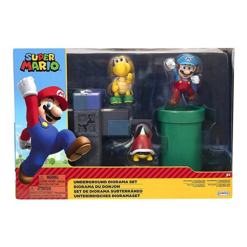 Figuras Super Mario - Diorama Subterráneo Playset