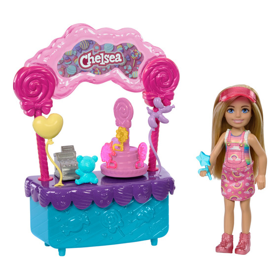Barbie Set Juego Stacie Al Rescate Chelsea Estación Dulces Color Multicolor