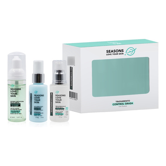 Kit Skincare Facial Control Grasa Antiacné Seasons