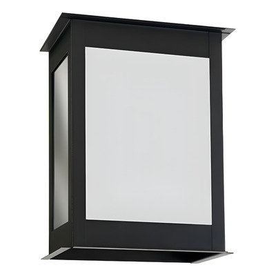 Farol De Exterior Apto Led Excelente Iluminacion Luz Desing Negro Satinado