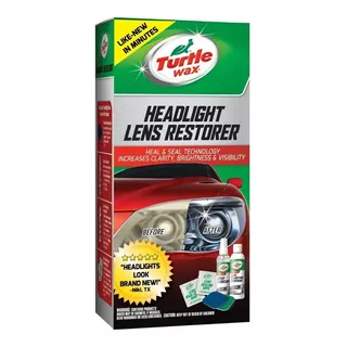 Kit Restaurador Repara Luces Faros Carro Cera Turtle Wax