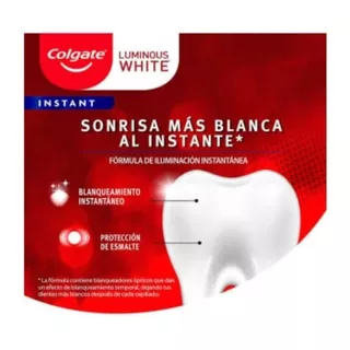 Pasta De Dientes Colgate Luminous White 4 Pzas De 75 Ml C/u