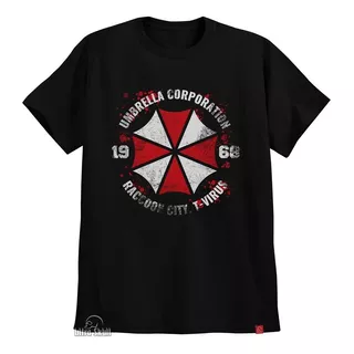 Camiseta Umbrella Corporation Resident Evil Camisa Gamer