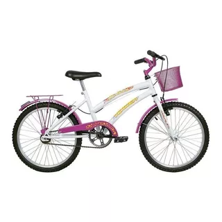 Bicicleta  Infantil Infantil Verden Breeze Aro 20 Freios V-brakes Cor Branco/rosa