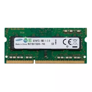 Memoria Ram Color Verde 4gb 1 Samsung M471b5173qh0-yk0