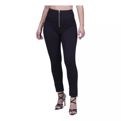 Leggins Moda Casual Vestir Con Sierre Mallas Evicks De Mujer