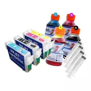 Cartuchos Autoreset Compatibles Con Epson 252 27 200xl 480ml