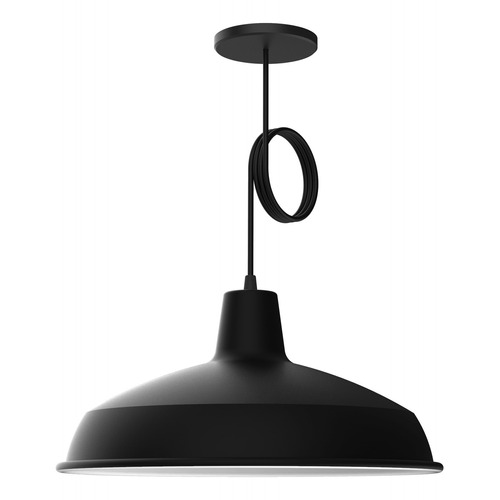 Lampara Colgante Led Bell 01 Bn E27 Techo Iluminacion Color Negro