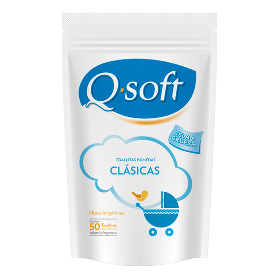 Toallitas húmedas Q-Soft Clásicas 50 u