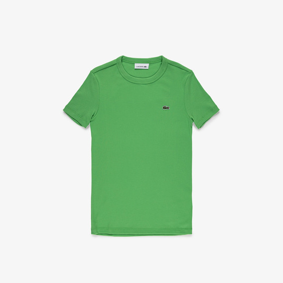 Remera Lacoste Estilo Casual Manga Corta Para Mujer