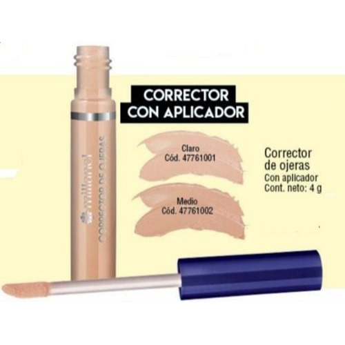 Corrector facial líquido Millanel Corrector de Ojeras con Aplicador