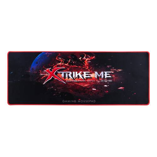 Mouse Pad gamer Xtrike Me MP-204 de goma 295mm x 770mm x 3mm negro