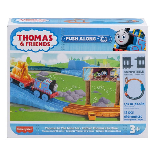 Thomas & Friends Pista De Juguete Thomas En La Mina Color Multicolor