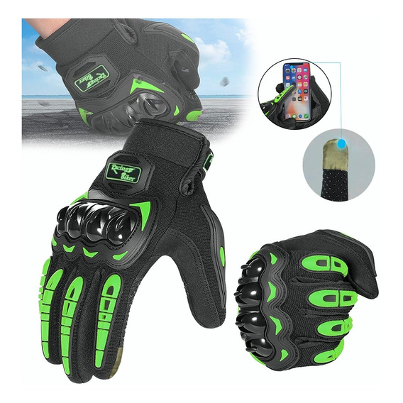 Guantes Protección Para Moto Pantalla Táctil Antideslizante