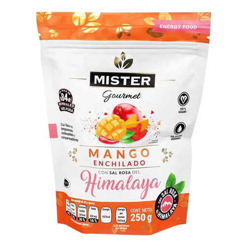 Mister Gourmet Mango Enchilado Con Sal Himalaya 250g
