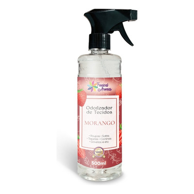 Odorizador Tecidos Spray 500ml Tropical Aromas Morango