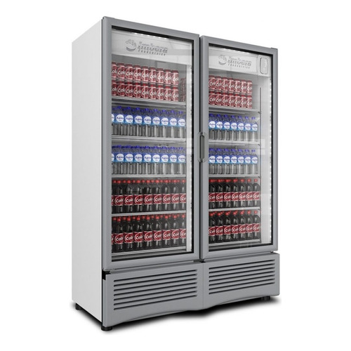 Refrigerador comercial vertical Imbera G342 1162 L 2 puertas gris 1501 mm de ancho 115V