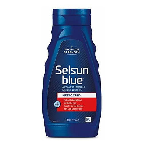 Champu Anticaspa Medicinal De Maxima Potencia Selsun Blue, 1