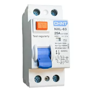 Disyuntor Diferencial Bipolar Chint - 25 Amp - 6ka - 30ma