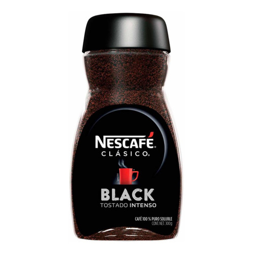 Cafe Nescafe Soluble Clasico Black Tostado Intenso 300 Gr