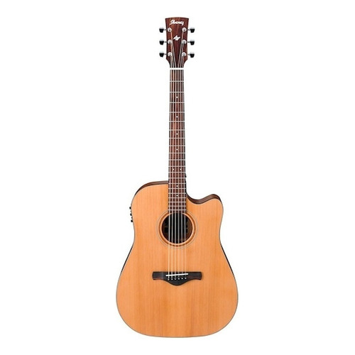 Guitarra Electroacústica Ibanez Artwood AW65ECE para diestros natural ovangkol brillante