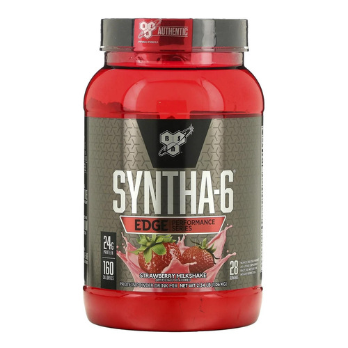 Suplemento en polvo BSN  Edge Syntha-6 proteínas sabor strawberry milkshake en pote de 1.06kg