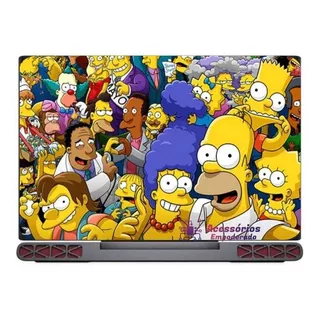  Adesivo Personalizado P/ Notebook Familia Simpson