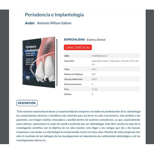 Periodoncia E Implantología. Soluciones Estéticas Y Recursos
