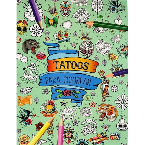Tattoos Para Colorear, De Aa.vv. Editorial Plow S.r.l. Gravados, Tapa Blanda En Español