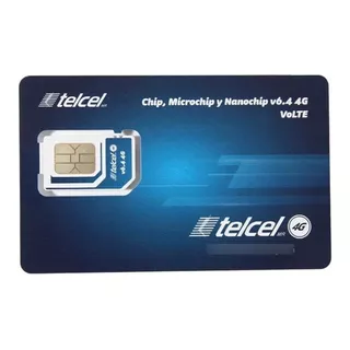 Chip Microchip Telcel 3g 4g Para Celular Lada Monterrey 81